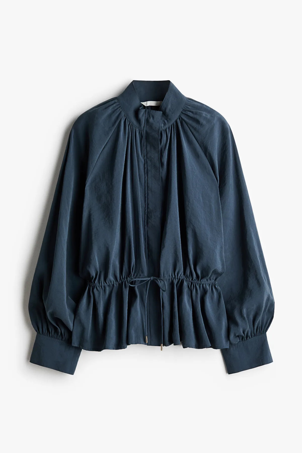 Balloon-Sleeved Drawstring-Detail Jacket by H&M