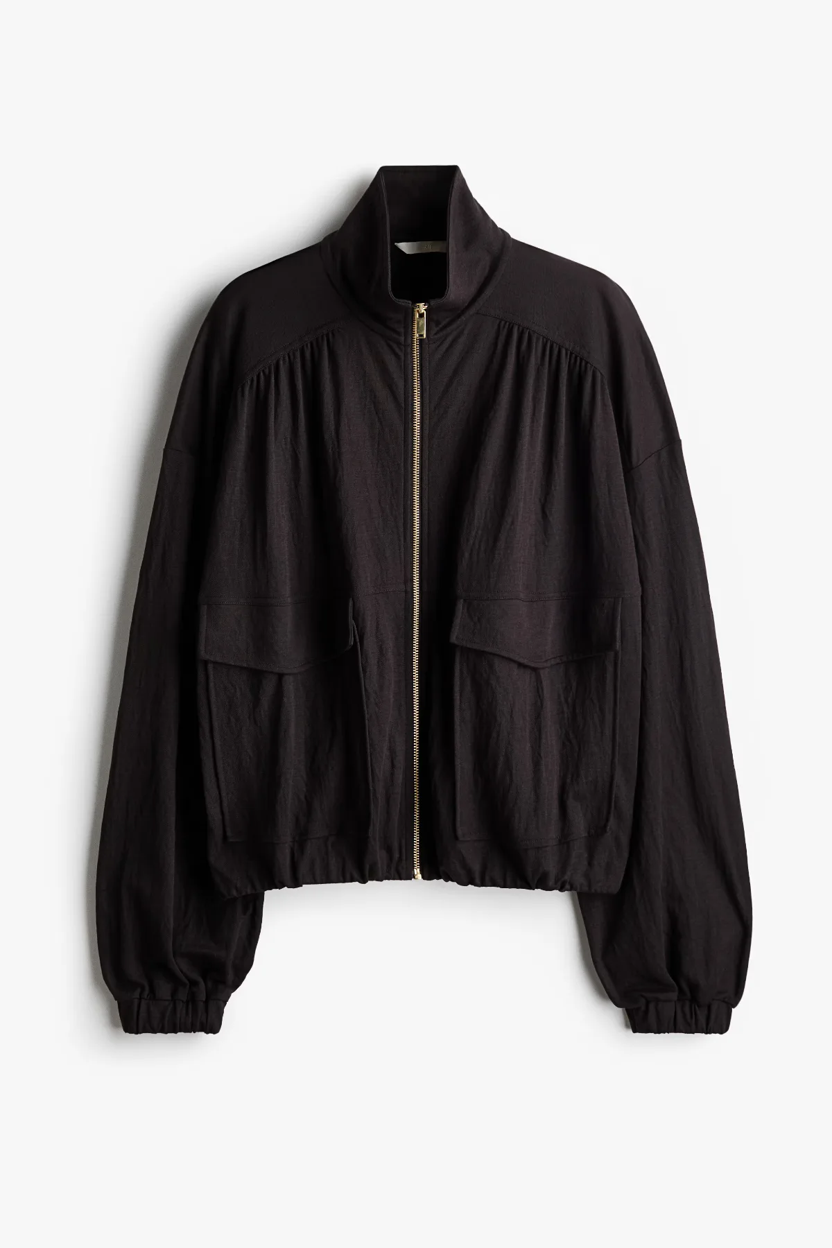 Bubble-Hem Jacket with Zipper by H&M