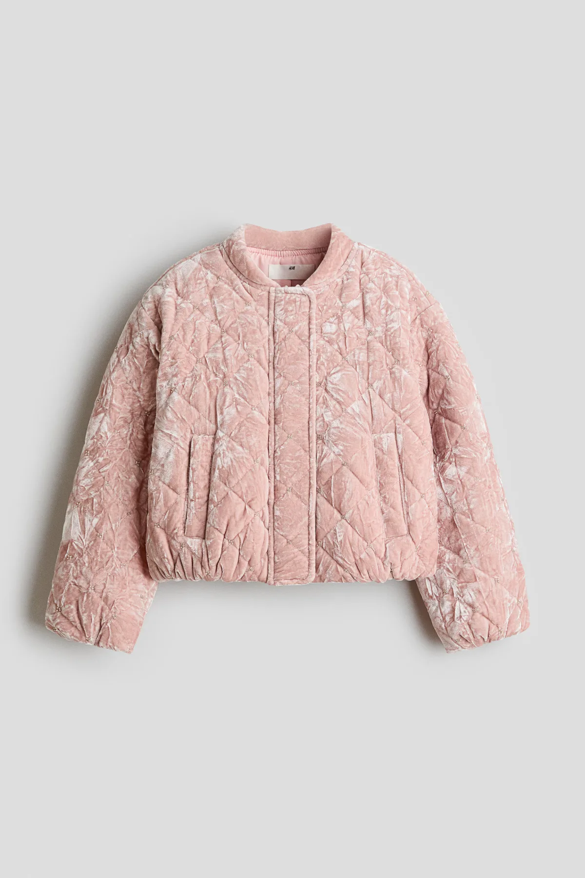 Velour Baseball Jacket by H&M