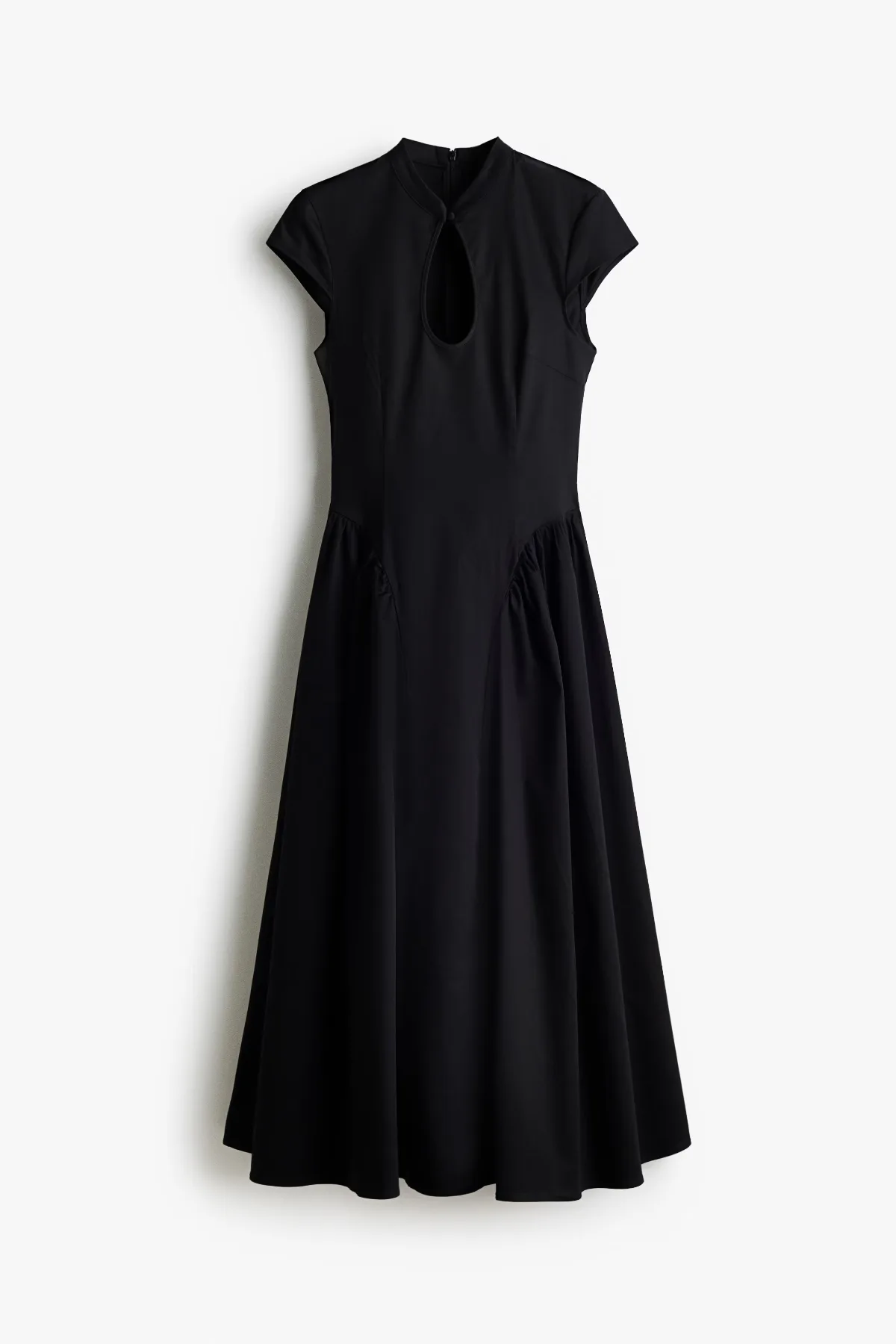 Cotton Dress with Flared Skirt by H&M