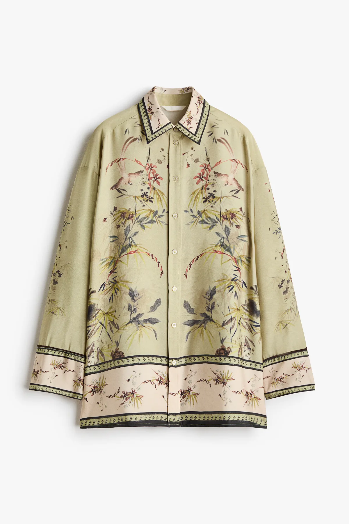 Oversized Patterned Shirt by H&M