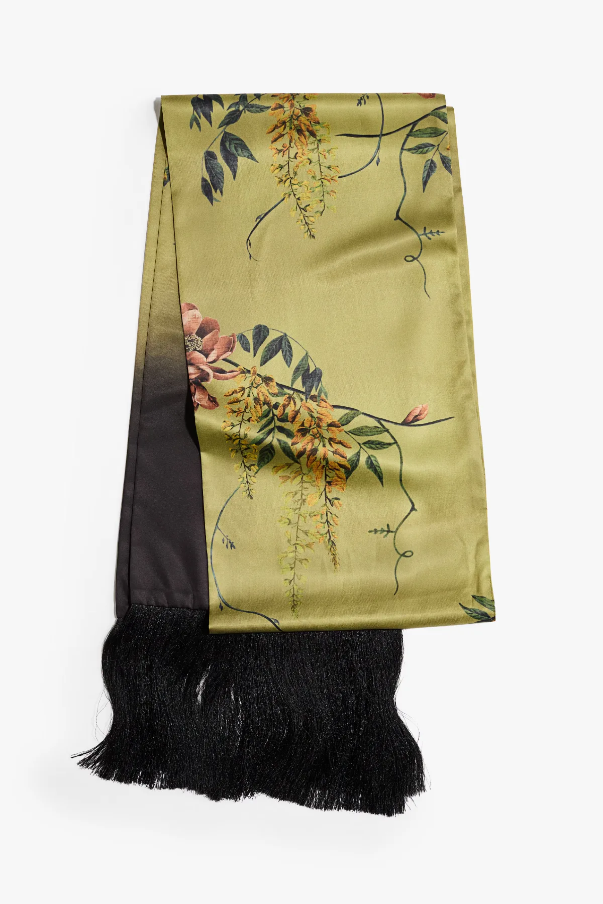 Fringed Satin Scarf by H&M