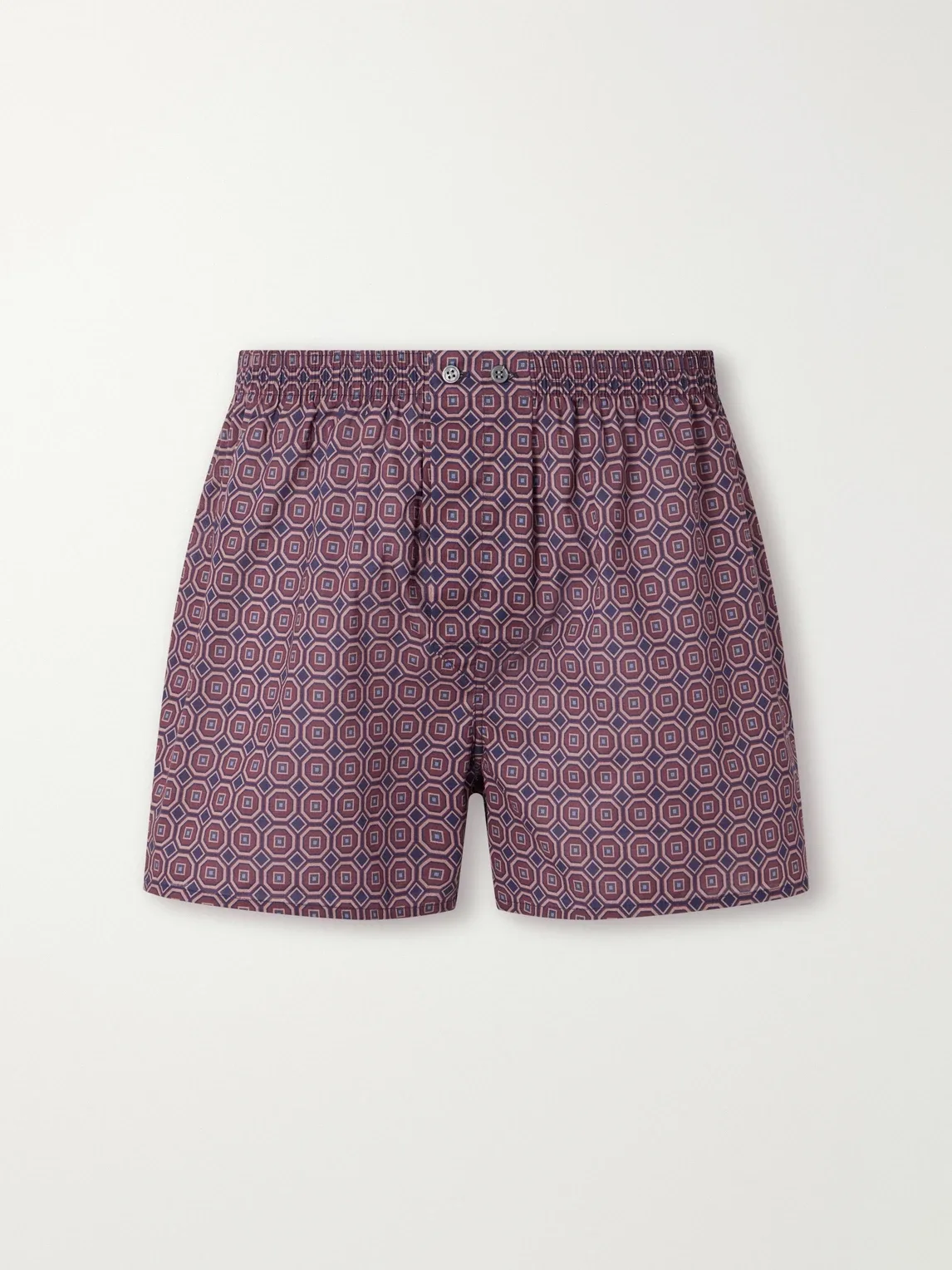 Ledbury 108 Printed Cotton-Poplin Boxer Briefs by Derek Rose