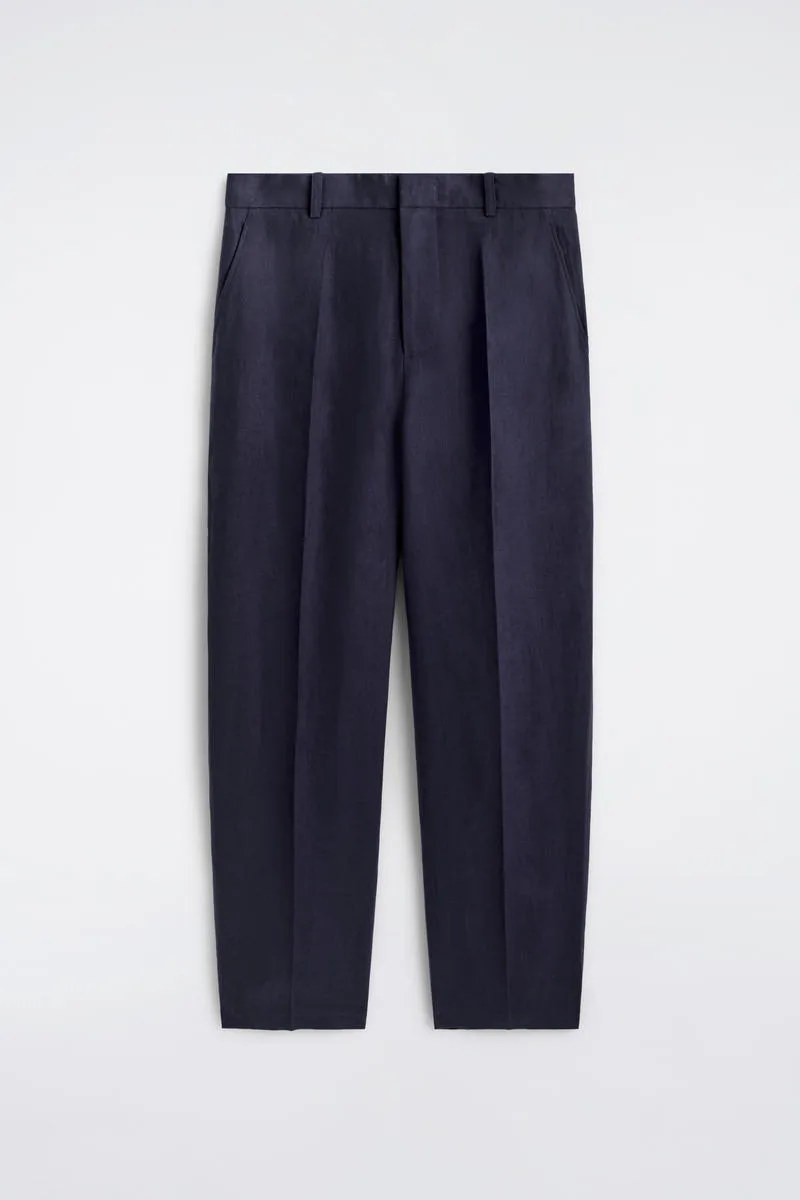 Relaxed Linen Tapered Pants