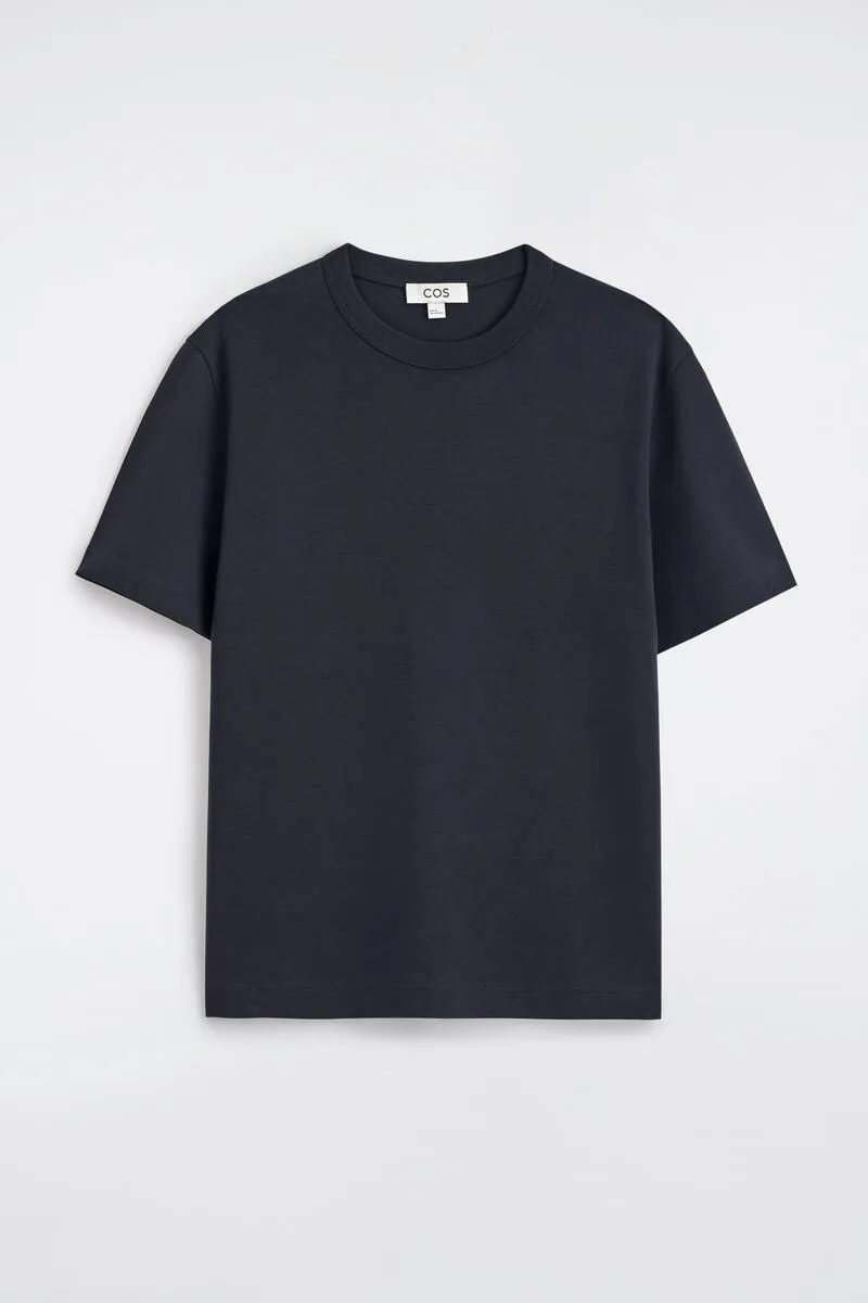 Interlock Cotton Crew-Neck T-Shirt