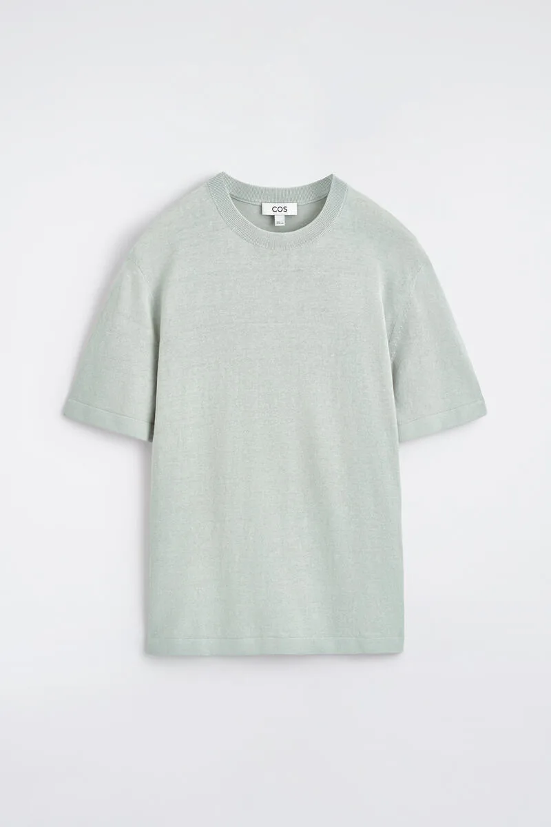 Knitted Linen T-Shirt by COS
