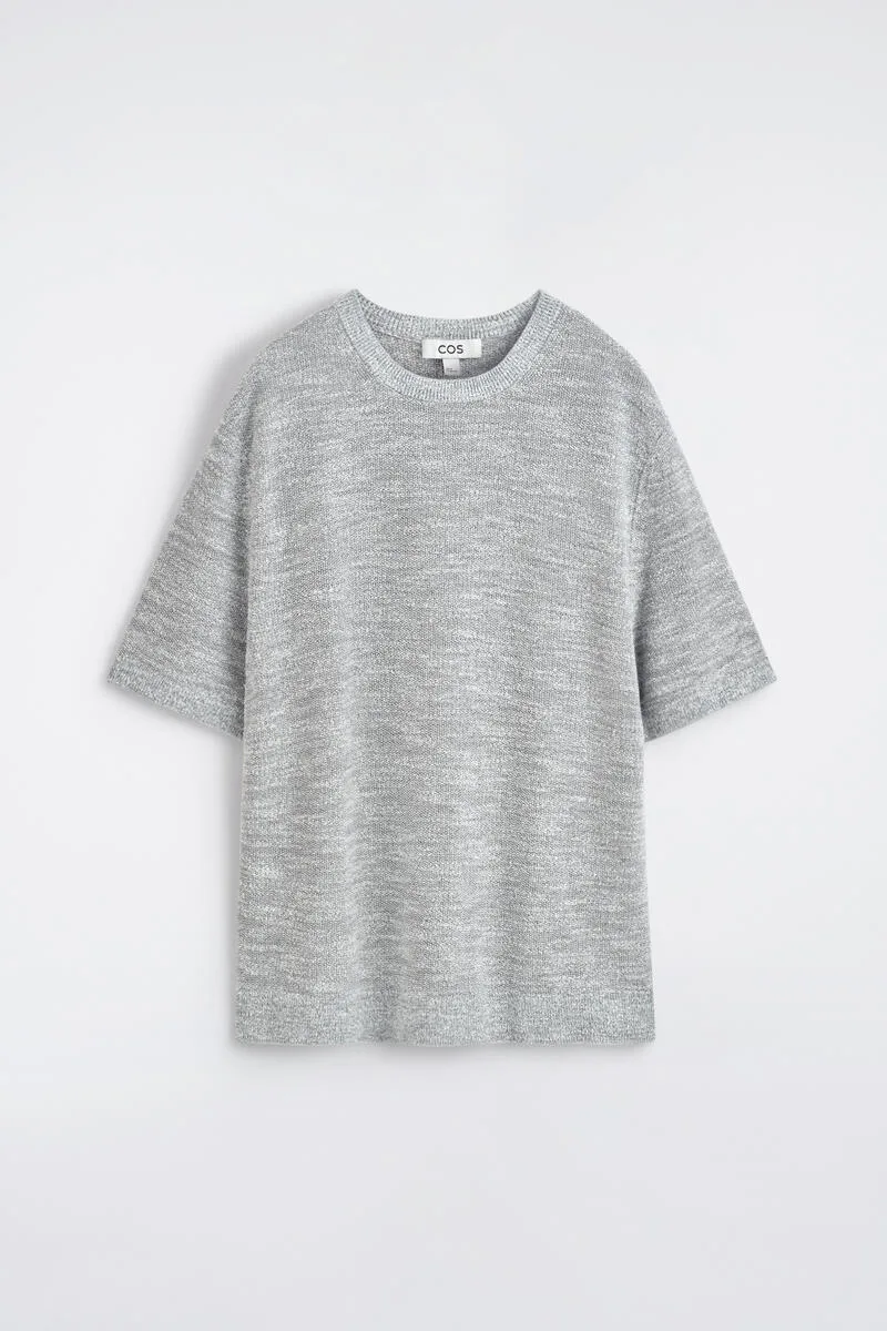Relaxed Boucl-Knit T-Shirt by COS