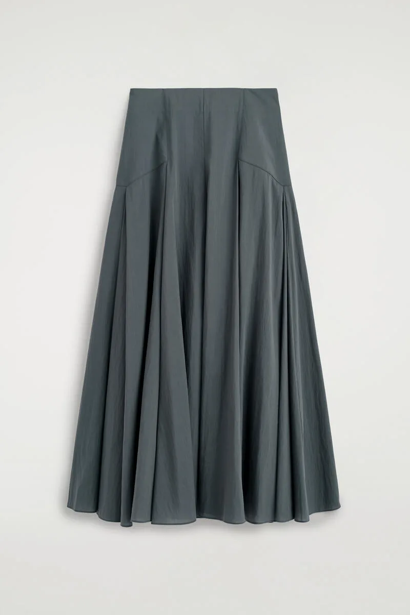 Paneled A-Line Maxi Skirt by COS