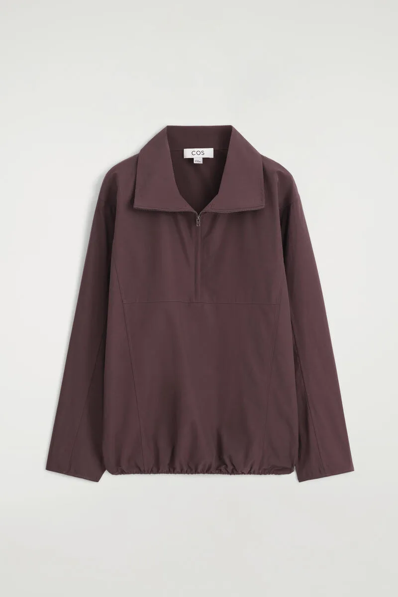 Zip-Up Blouson Shirt by COS