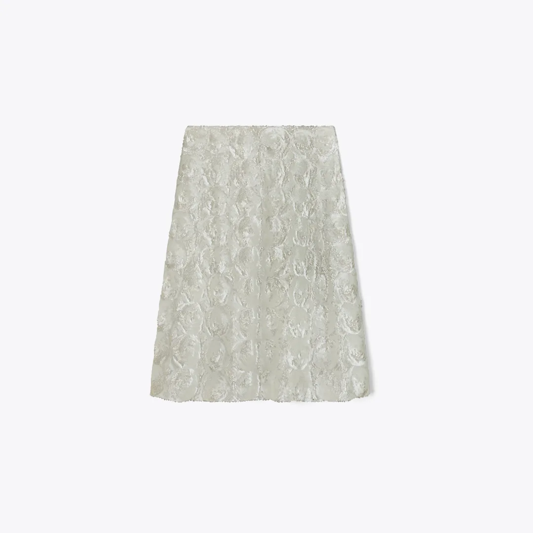 Embellished Sequin Skirt