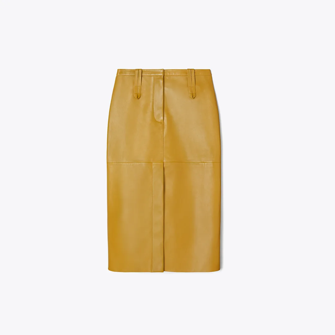 Leather Skirt by Tory Burch