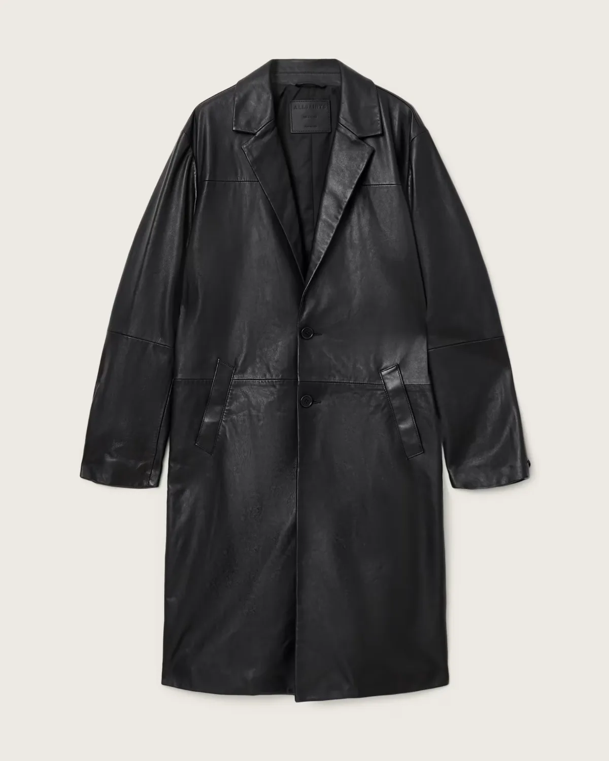 Marais Leather Coat by AllSaints