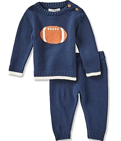 Long Sleeve Football Sweater Coordinating Jogger Pants Set by Adventurewear 360