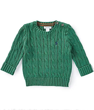 Long-Sleeve Cable-Knit Sweater by Ralph Lauren