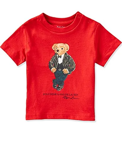 Short Sleeve Polo Bear Jersey T-Shirt by Ralph Lauren