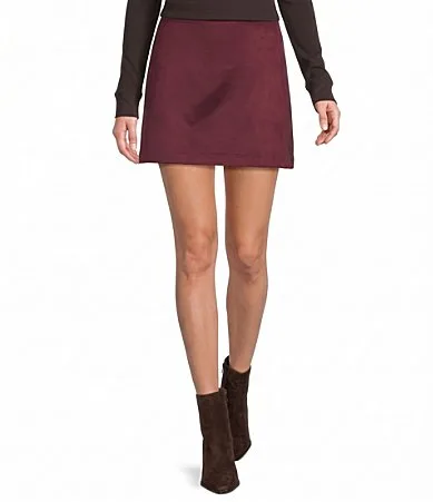 Suede Mini Skirt by Every