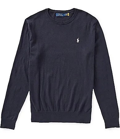 Cotton Crewneck Sweater by Polo Ralph Lauren