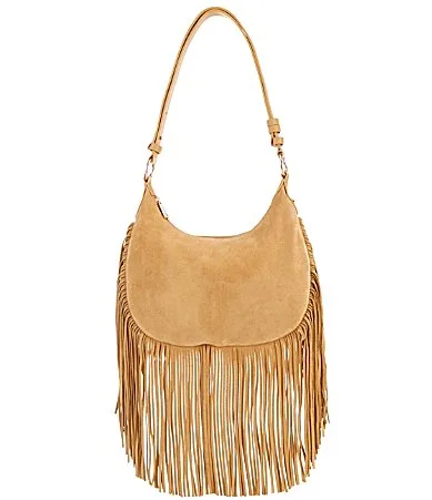 Sophie Convertible Fringe Demi Shoulder by Sam Edelman
