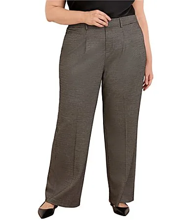 Tremont Wide Leg Lurex Tweed Trouser Pants by NIC + ZOE