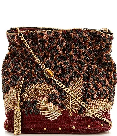 A Little Wild Leopard Print Crossbody Bag by Mary Frances