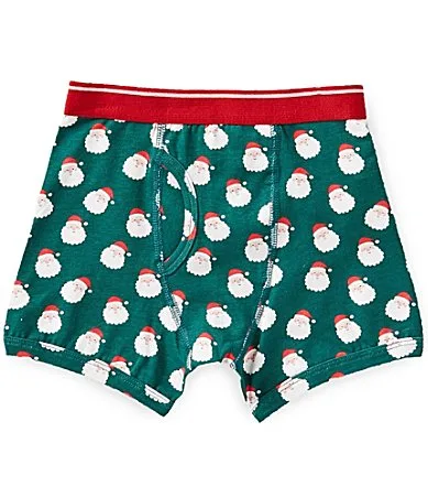 Santa Face Print Boxer Briefs by Adventurewear 360