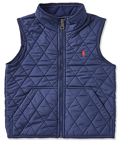 Fleece Lined Quilted Vest by Polo Ralph Lauren