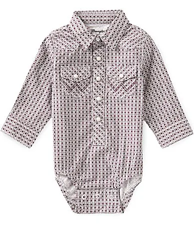 Long Sleeve Allover Bodysuit by Wrangler