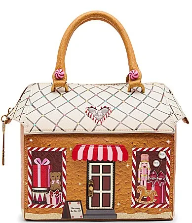 Treat Me Right Gingerbread Satchel Bag by Betsey Johnson