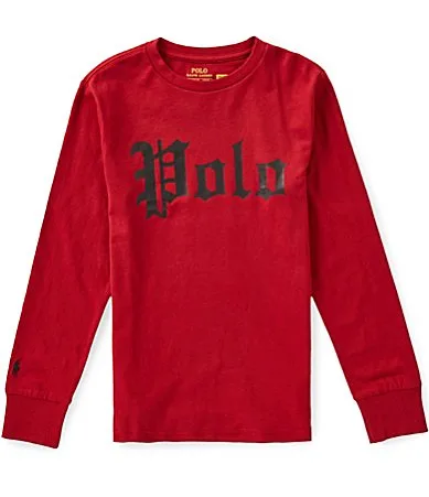 Long Sleeve Logo T-Shirt by Polo Ralph Lauren