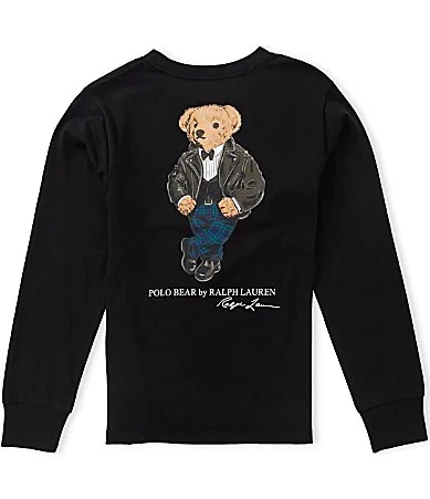 Long Sleeve Bear T-Shirt by Polo Ralph Lauren