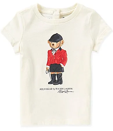 Short-Sleeve Polo Bear T-Shirt by Ralph Lauren