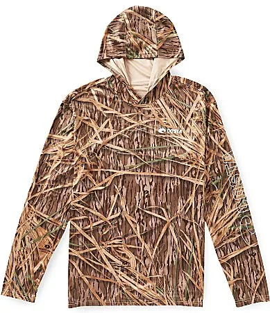 Mossy Oak Shadow Grass Print Tech Hoodie by Costa