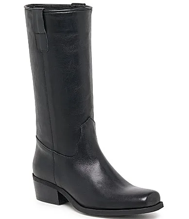 Romie Leather Western Inspired Tall Boots by Dolce Vita