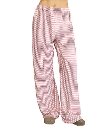 Multi-Stripe Soft Knit Lounge Pants