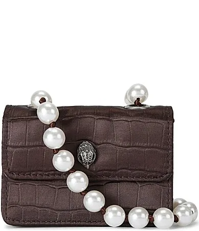 Kurt Geiger London Micro Kensington Beaded Strap Crossbody Bag