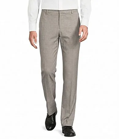 Alex Slim Fit Glen Plaid Suit Separates Dress Pants by Murano