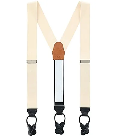 Hudson Nylon Button End Braces by Trafalgar