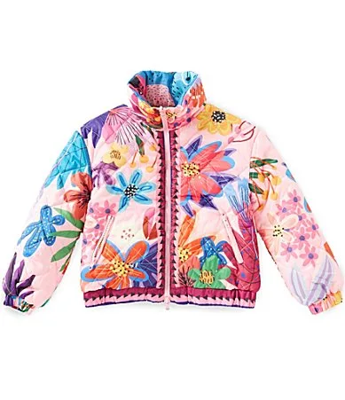 Long-Sleeve Reversible Puffer Jacket by Hannah Banana