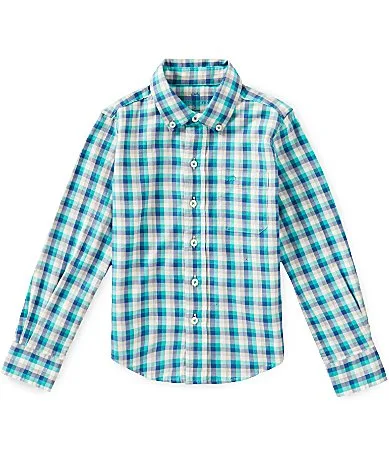 Southern Tide Diamond Cove Heather Skipjack Long Sleeve Button Front Sport Shirt by Tide