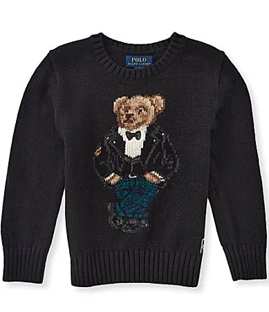 Long Sleeve Polo Bear Sweater by Polo Ralph Lauren