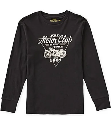 Long Sleeve Moto T-Shirt by Polo Ralph Lauren