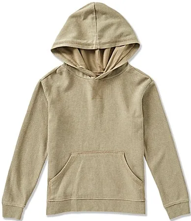 Thermal Waffle Knit Hoodie by Scene&heard