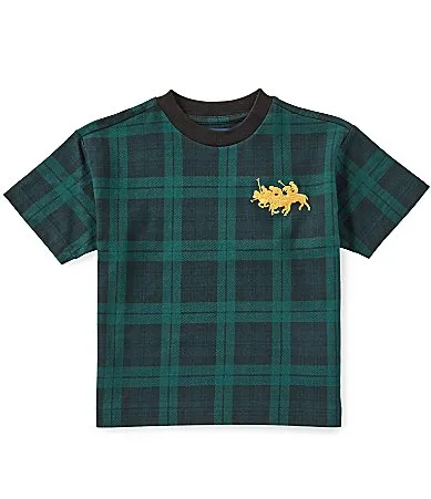 Short Sleeve Triple Pony Logo Tee by Polo Ralph Lauren