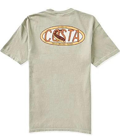 Fish Badge Short Sleeve T-Shirt by Costa