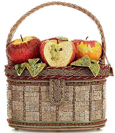 Apple Orchard Basket Inspired Top Handle Bag by Mary Frances