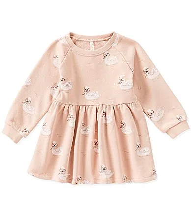 Raglan Swan Dress by Rylee  Cru