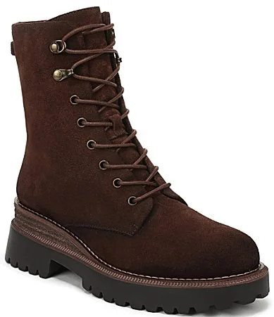 Gemma Suede Combat Booties by Sam Edelman