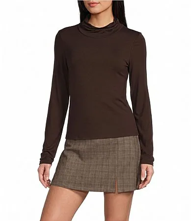 Knit Turtleneck Top by Copper Key