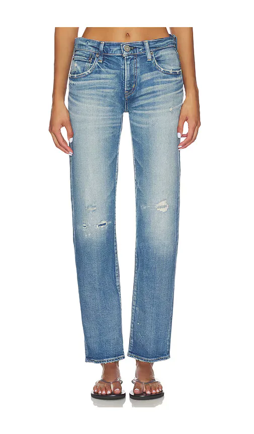 Vintage Bridgeville Slim Straight Jeans by Moussy