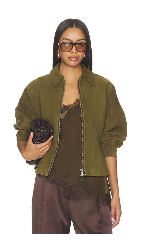 Fitted Leather Jacket by The Sei
